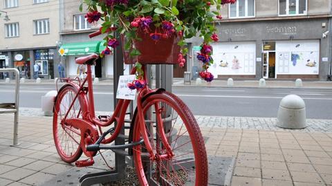 Kolorowe rowery w Gdyni