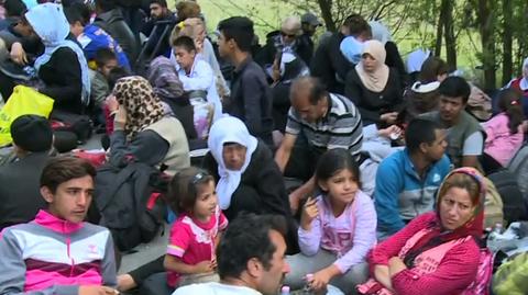 Reporter TVN24 wśród złapanych uchodźców na Węgrzech