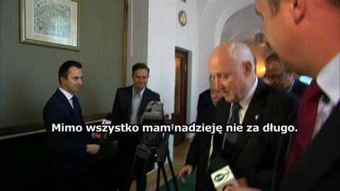 Adam Hofman żegna się z sejmem