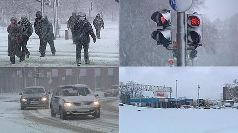 Atak zimy w Gdańsku