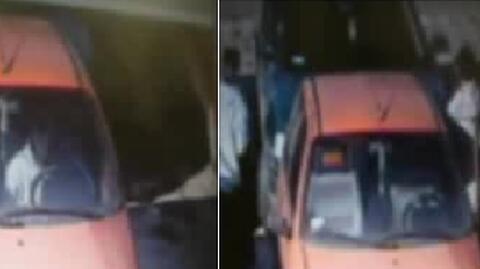 Kamera monitoringu uwieczniła próbę kradzieży auta
