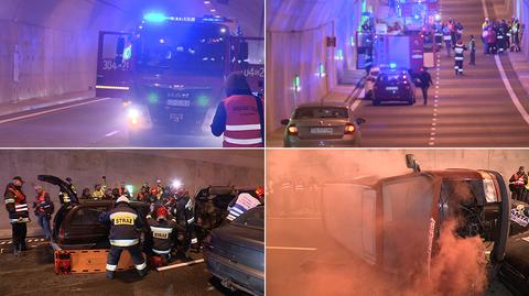 Pożar w Tunelu pod Martwą Wisłą