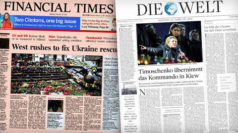 Zagraniczna prasa o wydarzeniach na Ukrainie