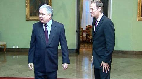 Rozpoczęły się rozmowy prezydenta z premierem o Rosji i Ukrainie