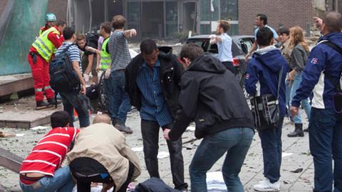 Polscy turyści zaskoczeni wybuchem w Oslo