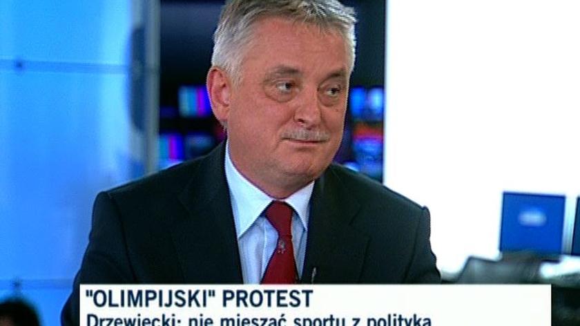 Mirosław Drzewiecki o bojkocie IO