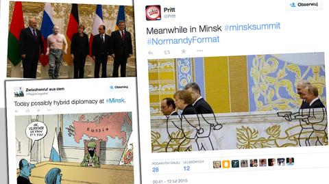 Memy internautów po szczycie w Mińsku