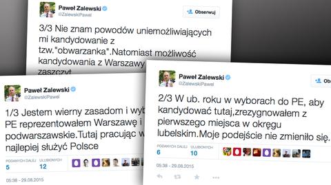 Paweł Zalewski usunięty z listy Platformy Obywatelskiej