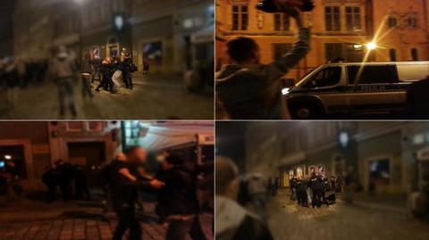 Nocna interwencja straży miejskiej i policji we Wrocławiu
