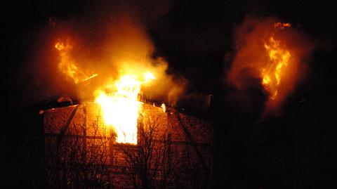 Spłonął dom w Gdańsku-Oliwie