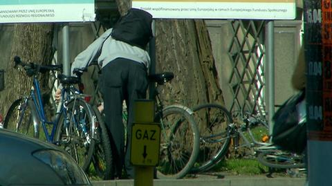 Dziennikarze urządzili zasadzkę na złodziei rowerów