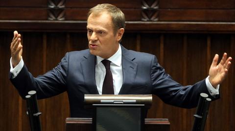 Tusk broni ministra finansów