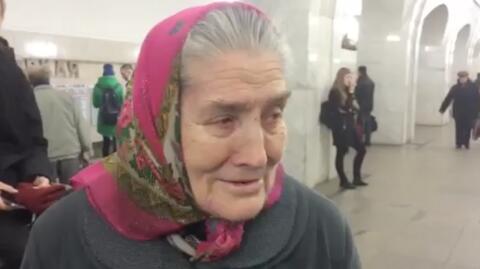 Z metra za kulisy koncertu Aznavoura. Rosjanie poruszeni śpiewającą "babcią Lidą"