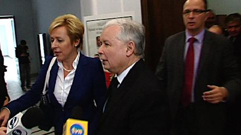 Kaczyński nie chciał rozmawiać z dziennikarzami