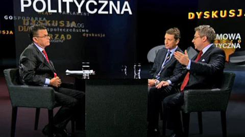 Andrzej Halicki i Ryszard Czarnecki w programie "Rozmowa bardzo polityczna"