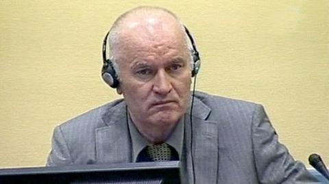 Pierwsze słowa Ratko Mladicia przed trybunałem