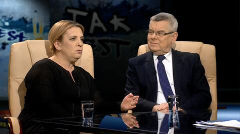 Elżbieta Jakubiak i Tomasz Nałęcz w Tak Jest
