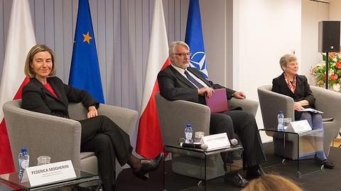 Witold Waszczykowski po konferencji poświęconej przyszłości współpracy UE i NATO