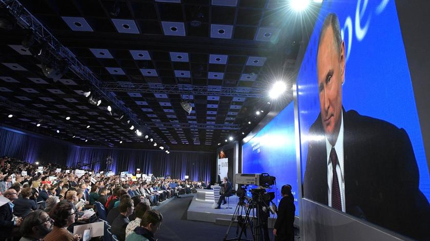 Doroczna konferencja Władimira Putina z udziałem dziennikarzy zagranicznych 