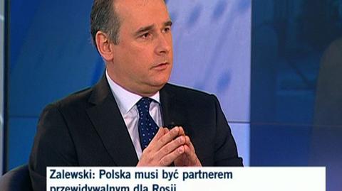 Zalewski: - Rosja to gracz globalny, a Polska regionalny