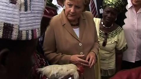 Kanclerz Niemiec dostała nietypowy prezent