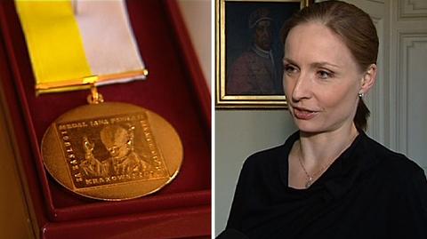Brygida Grysiak otrzymała medal