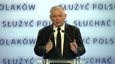 Jarosław Kaczyński przedstawił hasło wyborcze