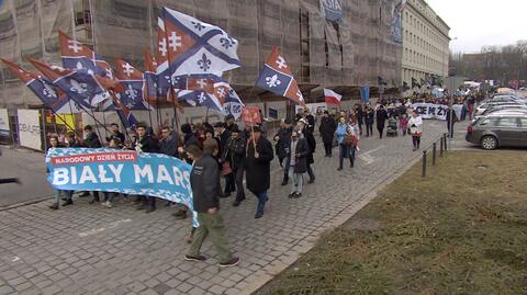Biały marsz w Poznaniu