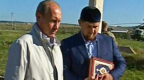 Władimir Putin w Czeczenii