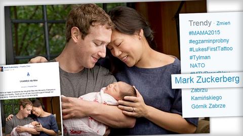 Mark Zuckerberg został ojcem