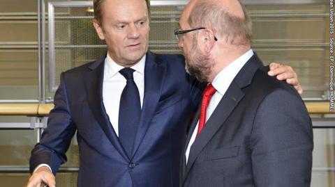 Schulz o Tusku: Robi wspaniałą robotę. Muszę mu oddać hołd