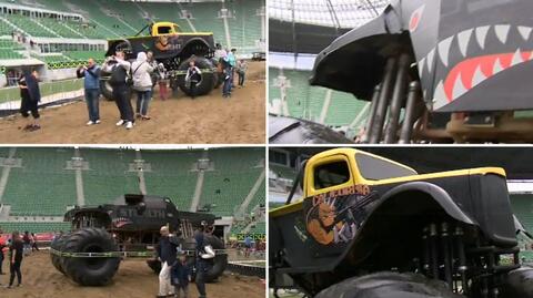 Monster trucki opanowały Stadion Miejski we Wrocławiu
