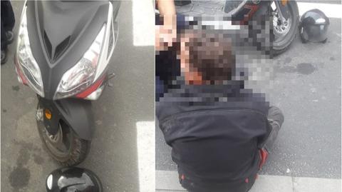 Policjant "na wolnym" zatrzymał pijanego motorowerzystę