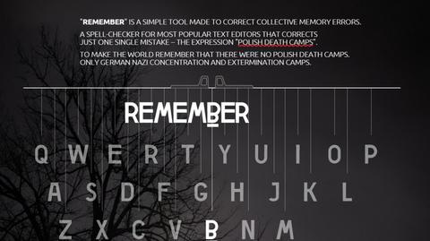 Aplikacja "Remember" ma pomóc w zapobieganiu używania pojęcia "polskie obozy koncentracyjne" 