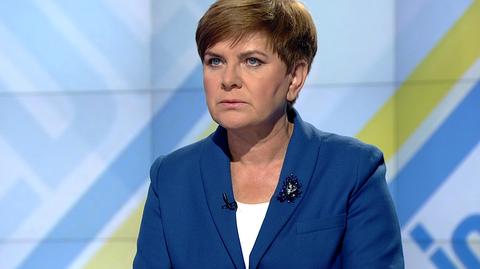 Beata Szydło w "Jeden na jeden"