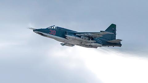 Nalot rosyjskiego bombowca Su-24 w Syrii