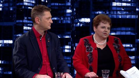 Marzena Wróbel i Andrzej Rozenek w Kropce nad I