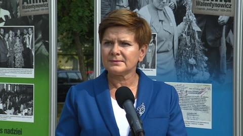 Szydło: premier Kopacz próbuje w tym dniu podzielić Polaków