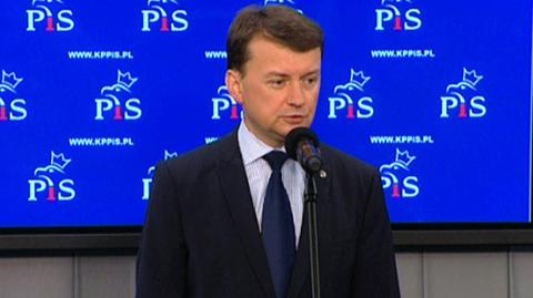 Błaszczak aktakuje rząd i SLD za krytykę Kaczyńskiego