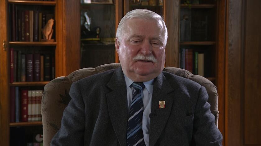 Lech Wałęsa był gościem "Faktów po Faktach"