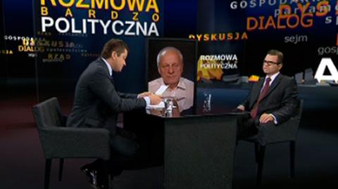 Spór o tablicę i krzyż pomiędzy Stefanem Niesiołowskim a Zbigniewem Girzyńskim