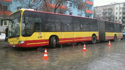 We Wrocławiu autobus przygniótł pracownika MPK