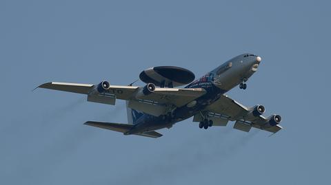 AWACS E-3A w akcji