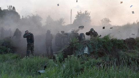 Walki w Donbasie tuż przed szczytem w Mińsku