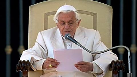 Papież Benedykt XVI modlił się za ofiary katastrofy kolejowej pod Szczekocinami
