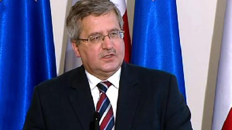 Prezydent skrytykował blokadę Sejmu