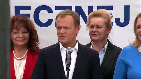 Tusk: dobrze, że Polacy martwią się Ukrainą