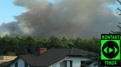 4 samoloty gasiły pożar pod Piłą