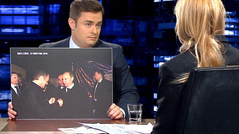 Hofman komentuje śledztwo smoleńskie zdjęciem Tuska z Putinem