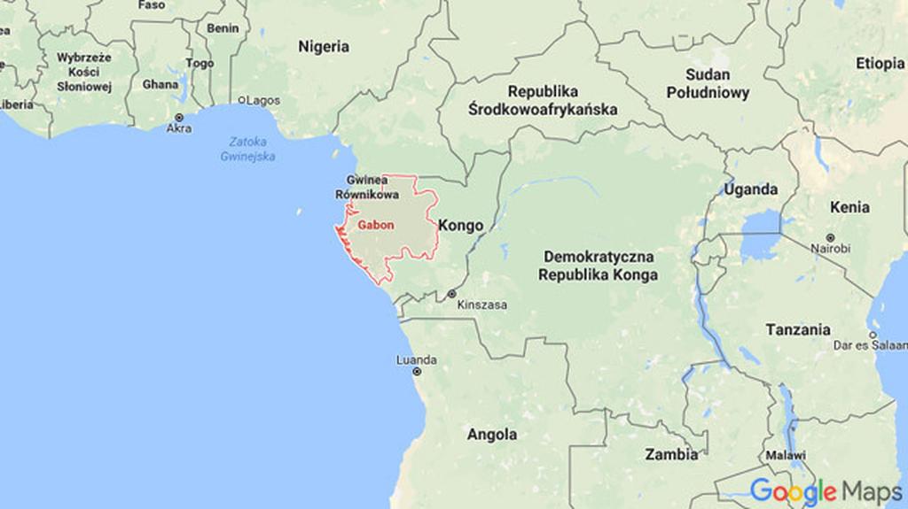 Gabon leży w Afryce